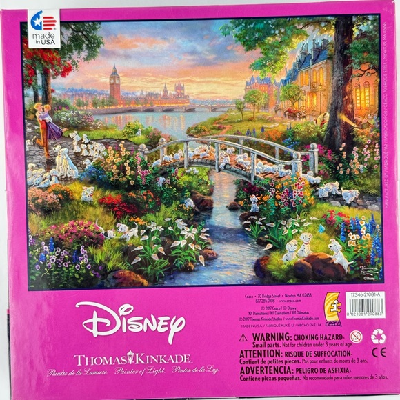NWT Disney x Thomas Kinkade 750 Piece 101 Dalmatian Puzzle - Picture 4 of 4